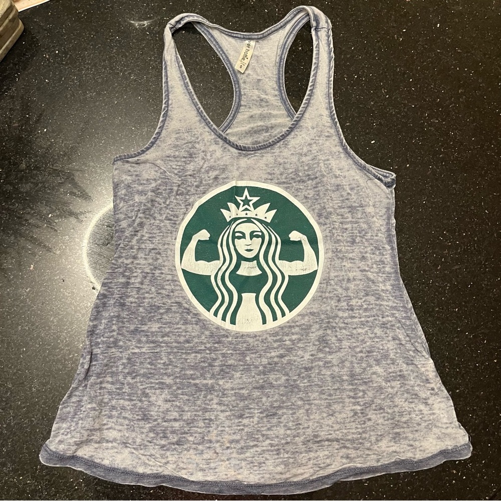 Starbucks muscle tank